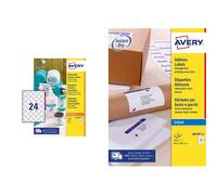 Avery – Étiquettes rondes amovibles L4851REV – 37 mm – Blanches – Boîte de 600 – Laser & Jet d'encre
