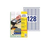Avery Zweckform L6020REV-25 Paquet de 25 feuilles d'étiquettes repositionnables pour média 43,2 x 8,5 mm (Import Allemagne)