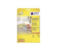 Avery étiquettes Zweckform 25,4 x 10 mm jaunes