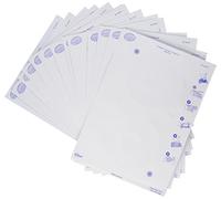Avery L6043-25 Etiquettes 117 x 117 Blanc