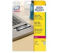 Avery Étiquettes signalétiques L6134-20 105 x 148 mm polyester argent fixation permanente 80 pcs