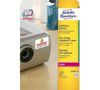 Avery L6140-20 Étiquette Auto-Collante Rectangle Aux Angles Arrondis Permanent Blanc 800 Pièces