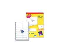 Avery L7162 Etiquettes adresses blanches laser 99,1 x 33,9 mm - Boîte de 1600
