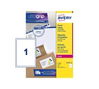Avery L7167 Self Adhesive Parcel Shipping Labels, Laser Printers, 1 Label Per A4
