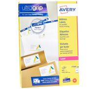 Avery L7169 Self Adhesive Parcel Shipping Labels, Laser Printers, 4 Labels Per A
