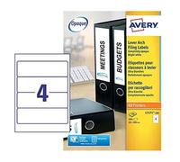 Avery laser labels White FSC - Printer Labels (White, fSC, paper, Laser/Inkjet, 200 x 60, 400 pC (s))
