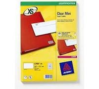 Avery L7552-25 Étiquette autocollante transparente 500 pcs(s)