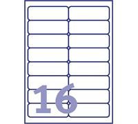 Avery L7562-25 Étiquettes d'adresse transparentes