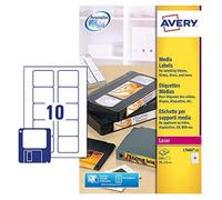 Avery L7666-25 Self-Adhesive Diskette/Floppy Disk Data Storage Labels, 10 Labels