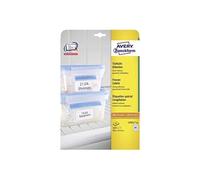 AVERY Zweckform L7971-25 Lot de 1 625 étiquettes pour congélation (1 625 autocollants, 38,1 x 21,2 mm sur A4, autocollantes, résistantes à la température et au congélateur, imprimables) 25 feuilles,