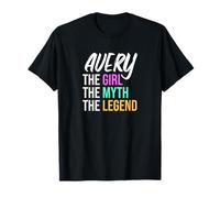 Avery La Fille Le Mythe La Légende Nom Amusant T-Shirt