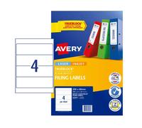 Avery Levier Arch Étiquette laser adhésive permanente sans bavures 25pk 4 feuill