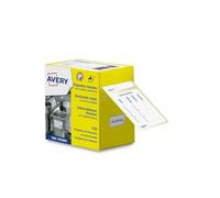 Avery Lot de 150 étiquettes de traçabilité alimentaire lavables/dissolvables, 70 x 40 mm, blanches, bleues, inscriptibles, pré-imprimées, faciles à laver