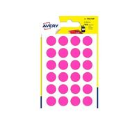 AVERY Lot de 168 pastilles Rose Ø 15 mm