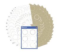 Avery Lot de 204 stickers de Noël ronds pour déco, bocaux, pots de confiture