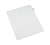 Avery Lot de 25 intercalaires individuels pour exposition juridique, style Allstate, 5, onglet latéral, 21,6 x 27,9 cm (82203)