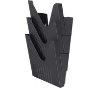 AVERY - Lot de 3 corbeilles murales noires