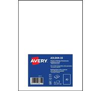 AVERY Lot de 3 Lots de 10 Etiquettes A3 adhésive d’affichage ultra-résistante pour signalisation