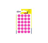 Avery Lot De 5 Psa15ps - 168 Pastilles Rose Ø 15 Mm