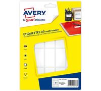 Avery Lot De 5 Sachets De 320 Étiquettes Multi-Usage Blanches 48,5 X 25 Mm
