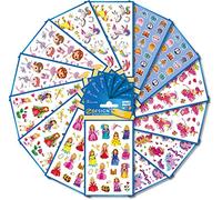 Lot de 524 stickers féériques pour enfants (motifs princesse, sirène, licorne)