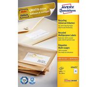 Avery Lr3475 Etiquettes 70 X 36mm Blanc
