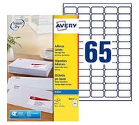 Avery Mini Inkjet Labels - Blanc - 21.2 x 38.1 mm 975 unités (15 feuille(s) x 65 étiquettes
