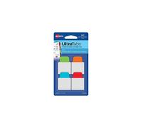 Avery Mini Ultra Tabs 1"""" x 1,5"""" recto verso, couleurs primaires assorties, 80 onglets repositionnables (74763)