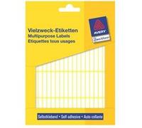 Avery Étiquettes auto-adhésives 3322 multi-usages 37 x 5 mm blanc – Lot de 1976