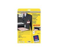 Avery Name Badges Printable inserts - Blanc - 54 x 90 mm - 190 g/m² - 200 carte(s) (20 feuille(s) x 10 cartes pour badges