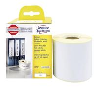 Avery-Zweckform Etiquette (rouleau) 190 x 54 mm papier blanc 110 pc(s) fixation permanente Etiquette pour classeur AS0722480