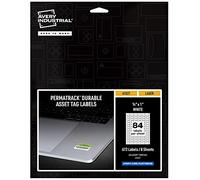 Avery PermaTrack 61527 Lot de 672 étiquettes blanches 1,27 x 2,5 cm