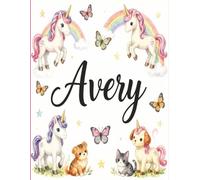 Avery Personalized Notebook: Contains select sheets w/inspirational quotes and is perfect for journaling, note taking, or just having fun and getting ... sized (8.5x11) perfect for notes or big jobs.