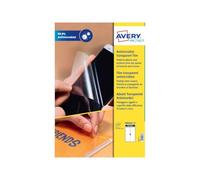 AVERY - Pochette de 40 Films Antimicrobiens, 139x99,1mm, Adhésif Amovible