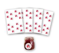 AVERY - Pochette de 64 étiquettes confitures de fraise - Ø47,5 mm