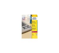 Avery - Polyester - adhésif permanent - argent mat - 70 x 37 mm 480 étiquette(s) (20 feuille(s) x 24) étiquettes nominatives