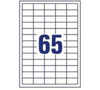 Avery Étiquettes Ultra-Résistantes Polyéthylène - 3250 Étiquettes Autocollantes 38 x 21 mm - Compatible Imprimante Étiquette Autocollante Laser/Jet d'Encre