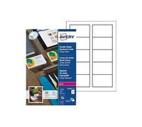 Avery Quick&Clean - Blanc - 220 g/m² - 25 unités 250 cartes de visite