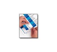 Avery Quick&Clean - Brillant - blanc - 54 x 85 mm - 220 g/m² - 8 unités (1 feuille(s) x 8 cartes de visite avec photo