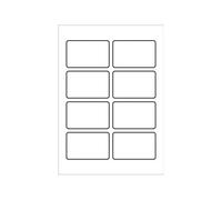 Avery Quick&clean C32024-10 - Cartes De Visite Mates Recto-Verso - Blanc - 54 X 85 Mm - 260 G/M² - 80 Carte(S) ( 10 Feuille(S) X 8 )