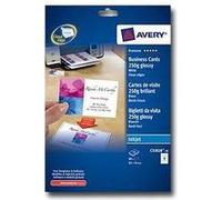 Avery Quick&Clean - cartes de visite avec photo - 10 unités G