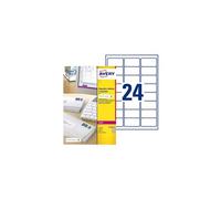 Avery Étiquettes d'adresses L7159 blanches laser 63,5 x 33,9 mm – Boîte de 240