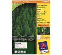 Avery QuickPEEL Recycled Labels LR3655 - A5 (148 x 210 mm) 200 étiquette(s) (100 feuille(s) x 2) étiquettes recy s G