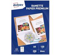 Avery Ramette de 200 Feuilles Blanches premium