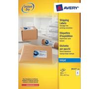 Avery Réf J8165 Étiquettes Adresse Séchage Instantané Jet D'encre 99,1 Mm X 67,7 Mm Blanc 8 Étiquettes / Feuille 800 Étiquettes Total (Import Royaume Uni)