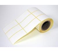 Avery Rouleau de 600 Etiquettes - 3 de front - 34x67mm - Blanc (RO3467)