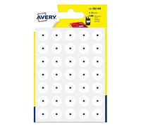 Avery – Œillets de renforcement 13 mm – Pochette 140 pièces – Blanc