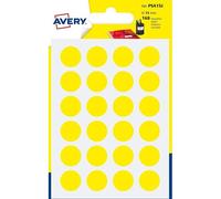 Avery Sachet De 168 Pastilles Ø15 Mm. Ecriture Manuelle. Coloris Jaune.