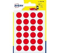 AVERY Sachet de 168 pastilles Ø15 mm. Ecriture manuelle. Coloris rouge G