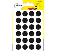 Avery – Pastilles 168 – Noir 15 mm